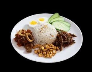 Home-cooked Nasi Lemak by Mak Cik Zah in Woodlands, Singapore